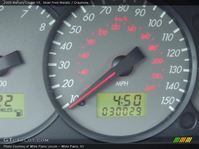Silver Frost Metallic / Graystone 2000 Mercury Cougar V6