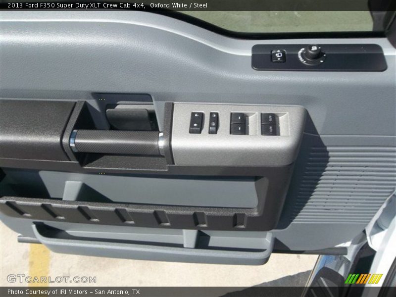 Oxford White / Steel 2013 Ford F350 Super Duty XLT Crew Cab 4x4