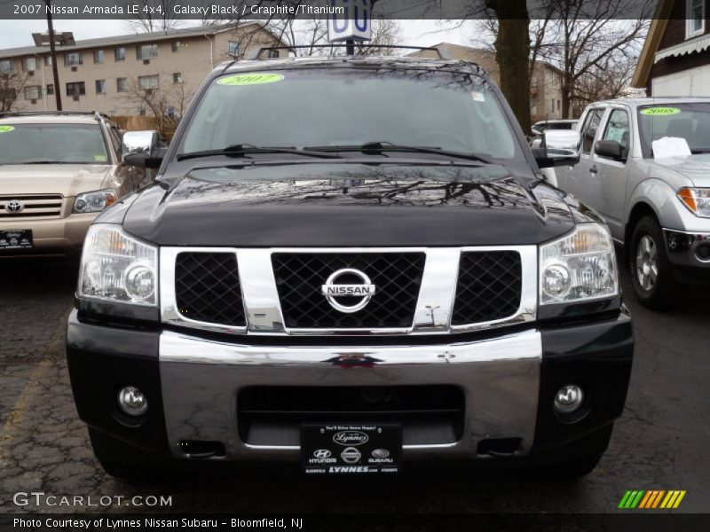 Galaxy Black / Graphite/Titanium 2007 Nissan Armada LE 4x4