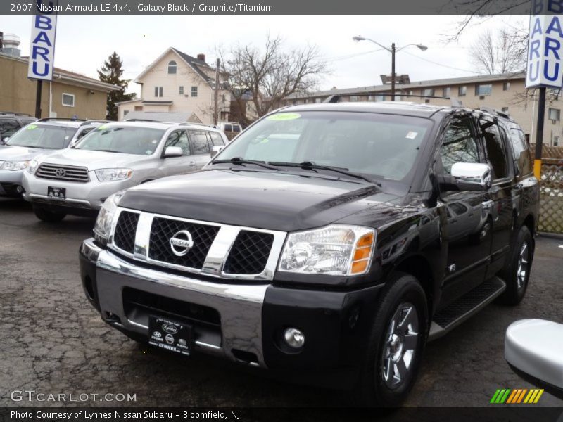 Galaxy Black / Graphite/Titanium 2007 Nissan Armada LE 4x4