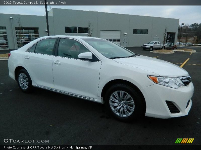 Super White / Ash 2012 Toyota Camry LE