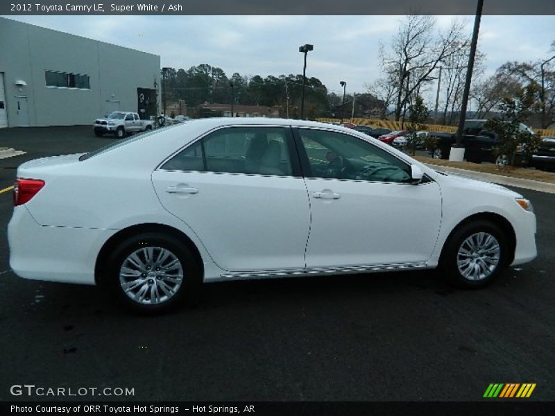 Super White / Ash 2012 Toyota Camry LE