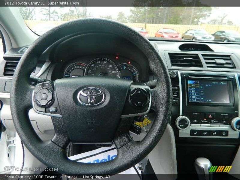 Super White / Ash 2012 Toyota Camry LE