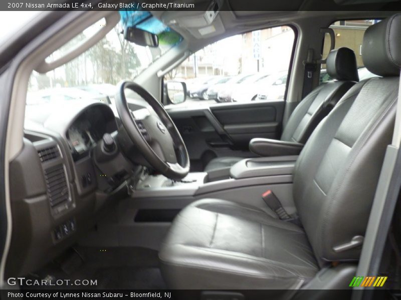 Galaxy Black / Graphite/Titanium 2007 Nissan Armada LE 4x4