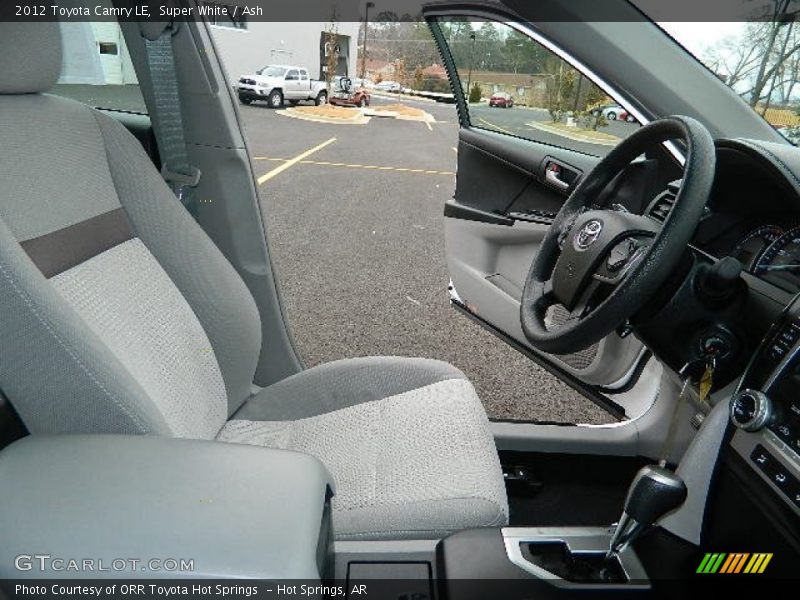 Super White / Ash 2012 Toyota Camry LE