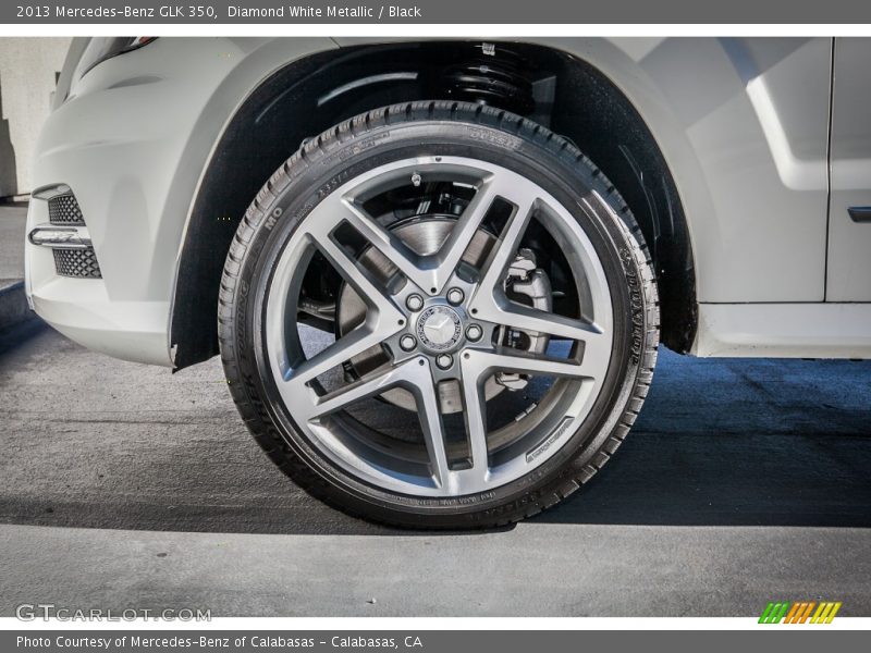Diamond White Metallic / Black 2013 Mercedes-Benz GLK 350