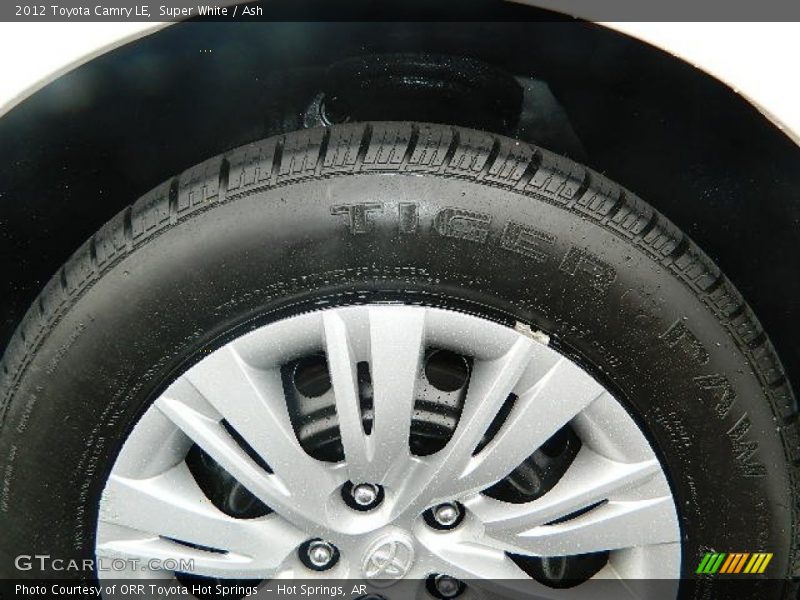 Super White / Ash 2012 Toyota Camry LE