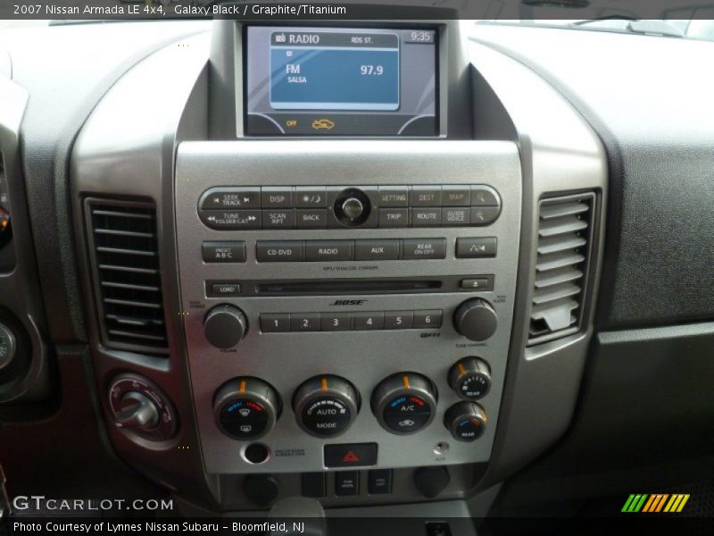 Galaxy Black / Graphite/Titanium 2007 Nissan Armada LE 4x4