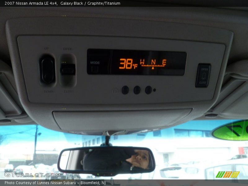 Galaxy Black / Graphite/Titanium 2007 Nissan Armada LE 4x4