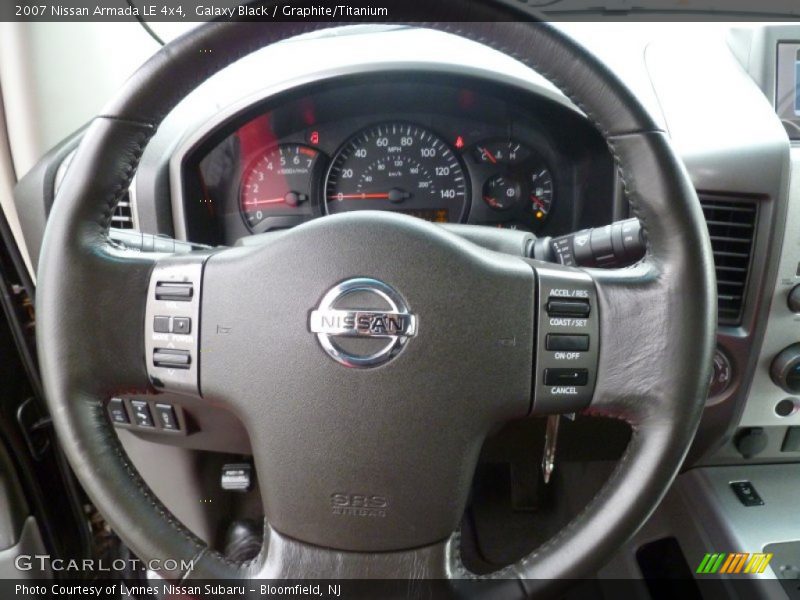 Galaxy Black / Graphite/Titanium 2007 Nissan Armada LE 4x4