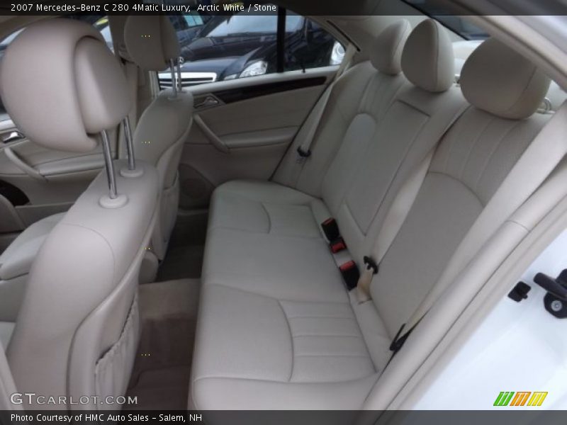 Rear Seat of 2007 C 280 4Matic Luxury