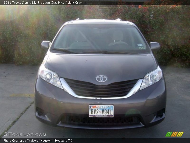 Predawn Gray Mica / Light Gray 2011 Toyota Sienna LE