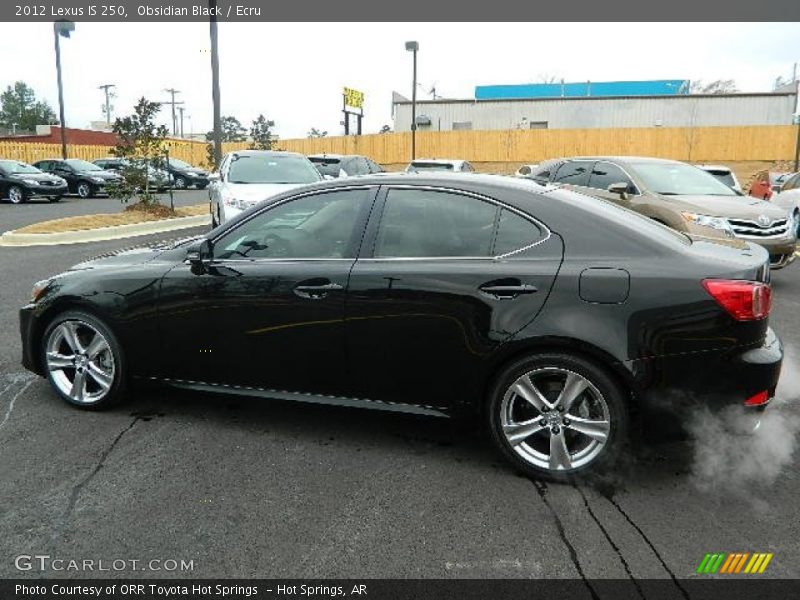 Obsidian Black / Ecru 2012 Lexus IS 250