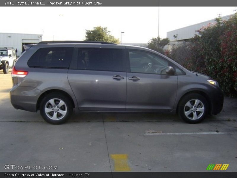 Predawn Gray Mica / Light Gray 2011 Toyota Sienna LE