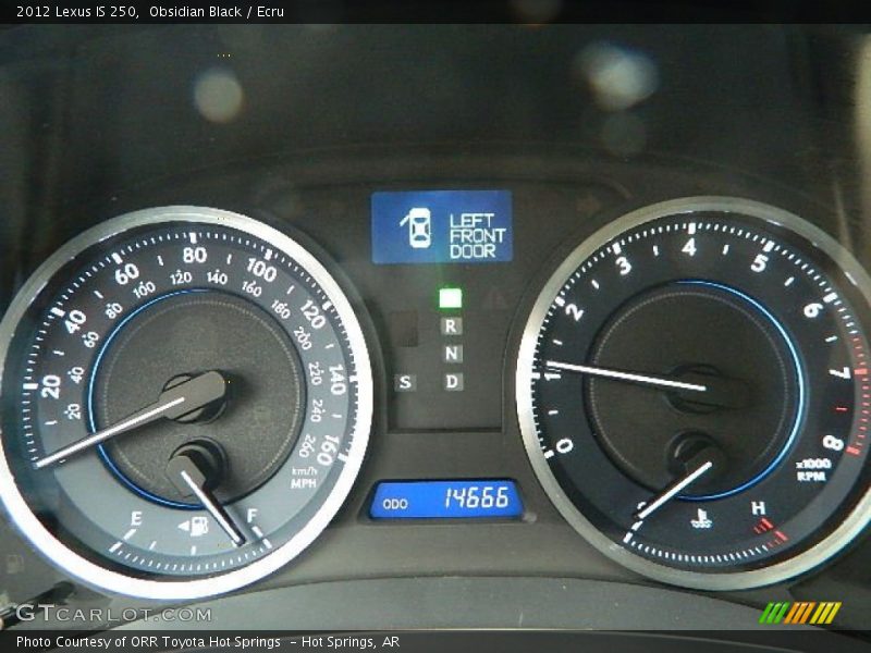  2012 IS 250 250 Gauges