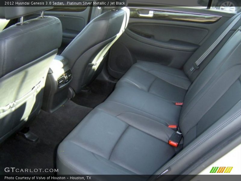 Rear Seat of 2012 Genesis 3.8 Sedan