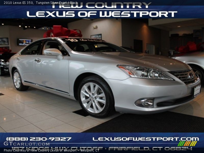 Tungsten Silver Pearl / Black 2010 Lexus ES 350