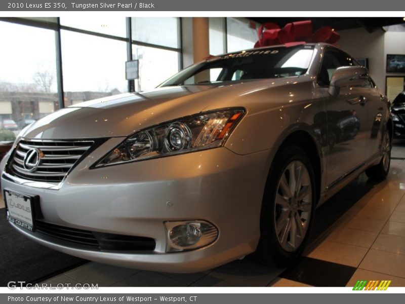 Tungsten Silver Pearl / Black 2010 Lexus ES 350