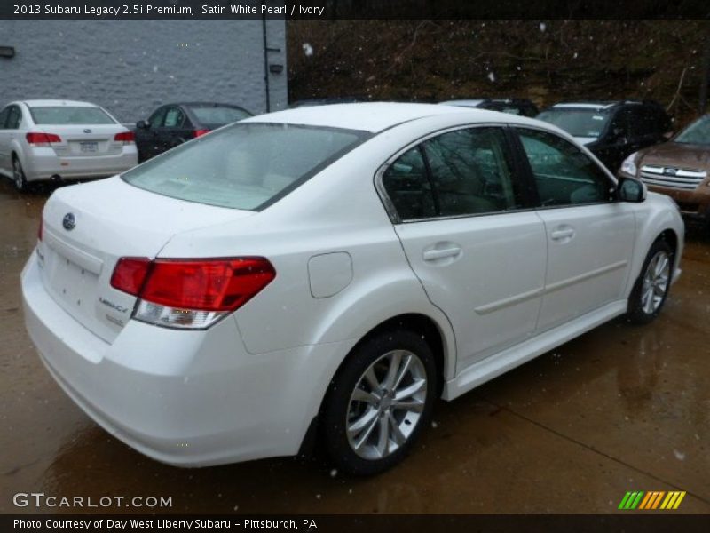 Satin White Pearl / Ivory 2013 Subaru Legacy 2.5i Premium