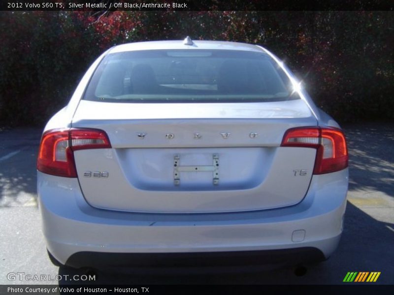 Silver Metallic / Off Black/Anthracite Black 2012 Volvo S60 T5