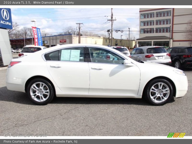 White Diamond Pearl / Ebony 2010 Acura TL 3.5