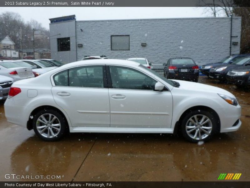 Satin White Pearl / Ivory 2013 Subaru Legacy 2.5i Premium