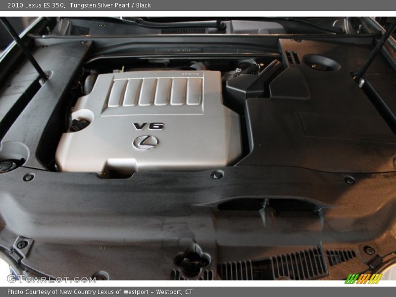 Tungsten Silver Pearl / Black 2010 Lexus ES 350