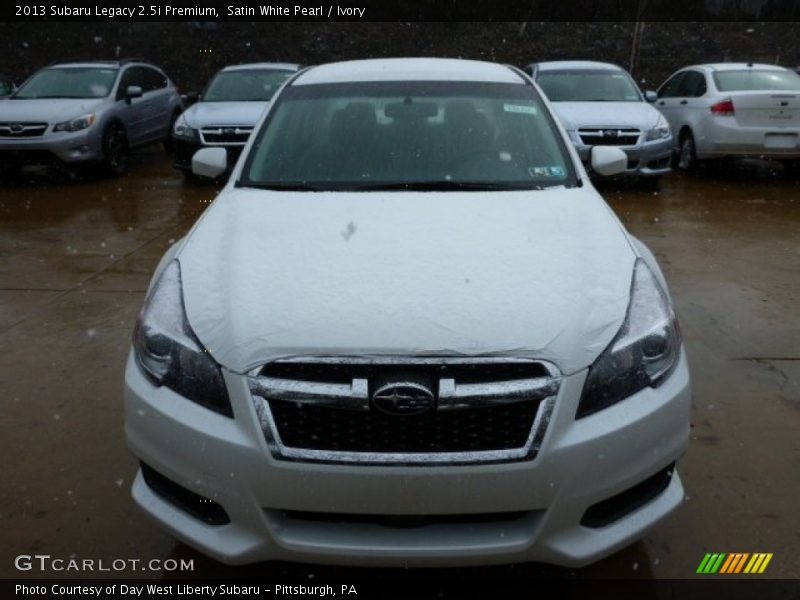 Satin White Pearl / Ivory 2013 Subaru Legacy 2.5i Premium