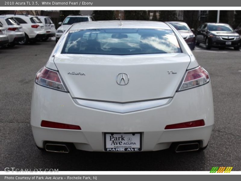 White Diamond Pearl / Ebony 2010 Acura TL 3.5