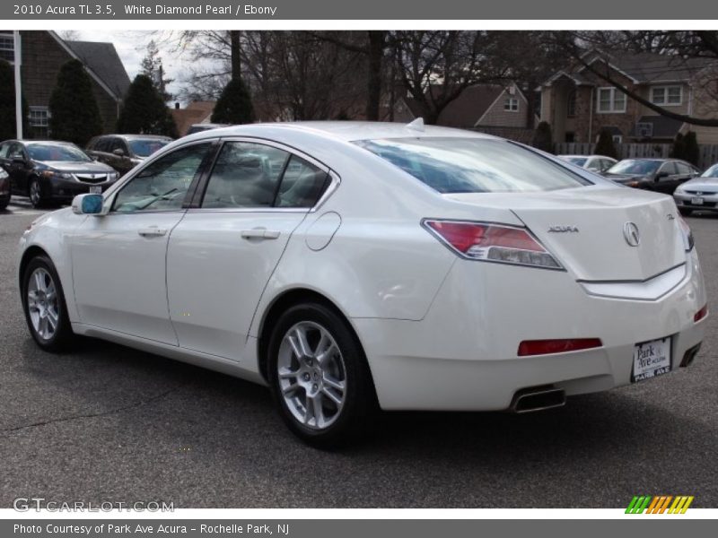White Diamond Pearl / Ebony 2010 Acura TL 3.5