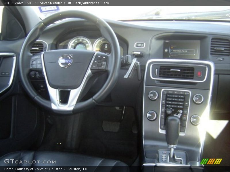 Silver Metallic / Off Black/Anthracite Black 2012 Volvo S60 T5
