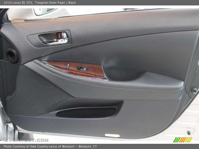 Tungsten Silver Pearl / Black 2010 Lexus ES 350