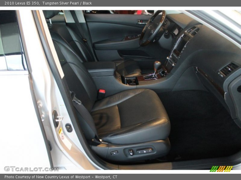 Tungsten Silver Pearl / Black 2010 Lexus ES 350