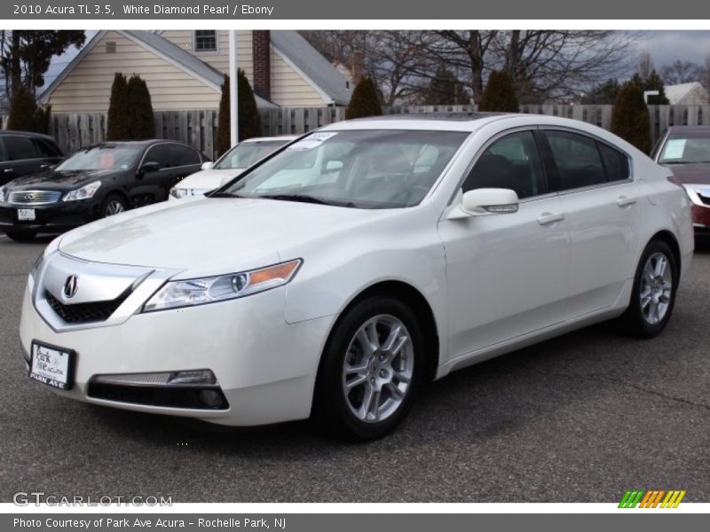 White Diamond Pearl / Ebony 2010 Acura TL 3.5