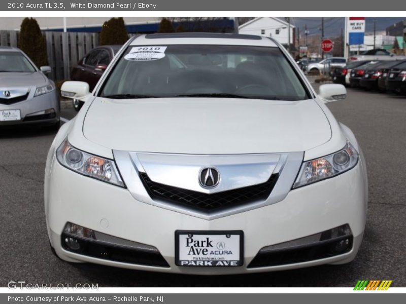 White Diamond Pearl / Ebony 2010 Acura TL 3.5