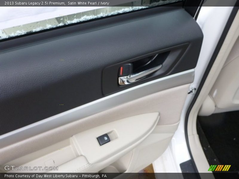 Satin White Pearl / Ivory 2013 Subaru Legacy 2.5i Premium