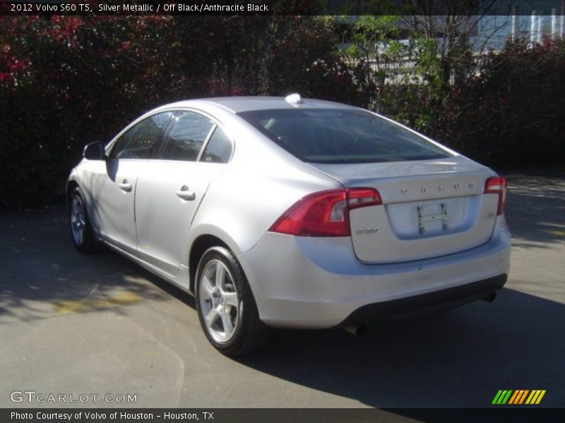 Silver Metallic / Off Black/Anthracite Black 2012 Volvo S60 T5