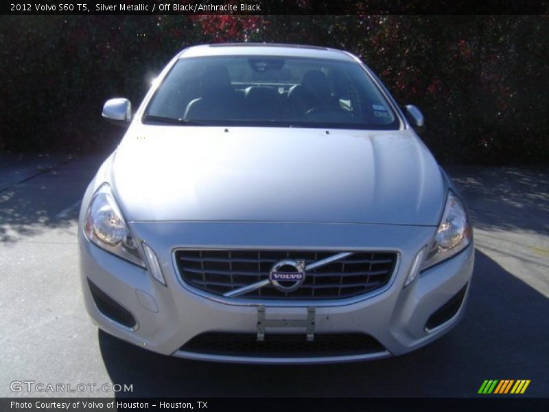 Silver Metallic / Off Black/Anthracite Black 2012 Volvo S60 T5