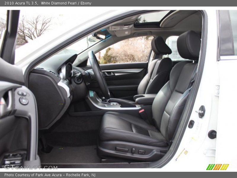 White Diamond Pearl / Ebony 2010 Acura TL 3.5