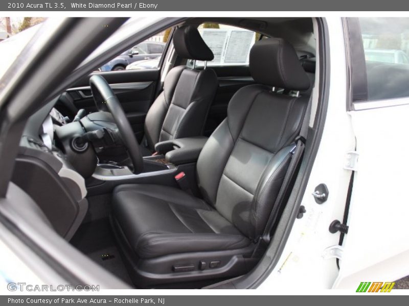 White Diamond Pearl / Ebony 2010 Acura TL 3.5