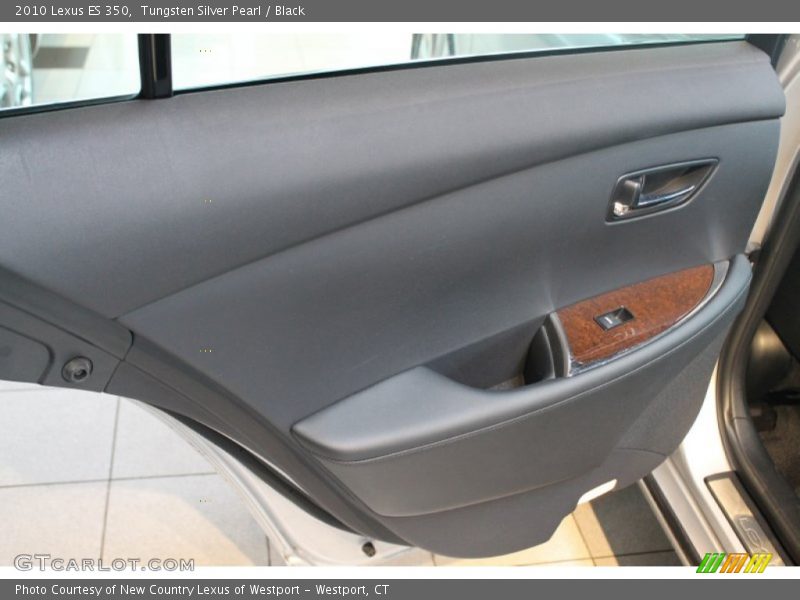 Tungsten Silver Pearl / Black 2010 Lexus ES 350