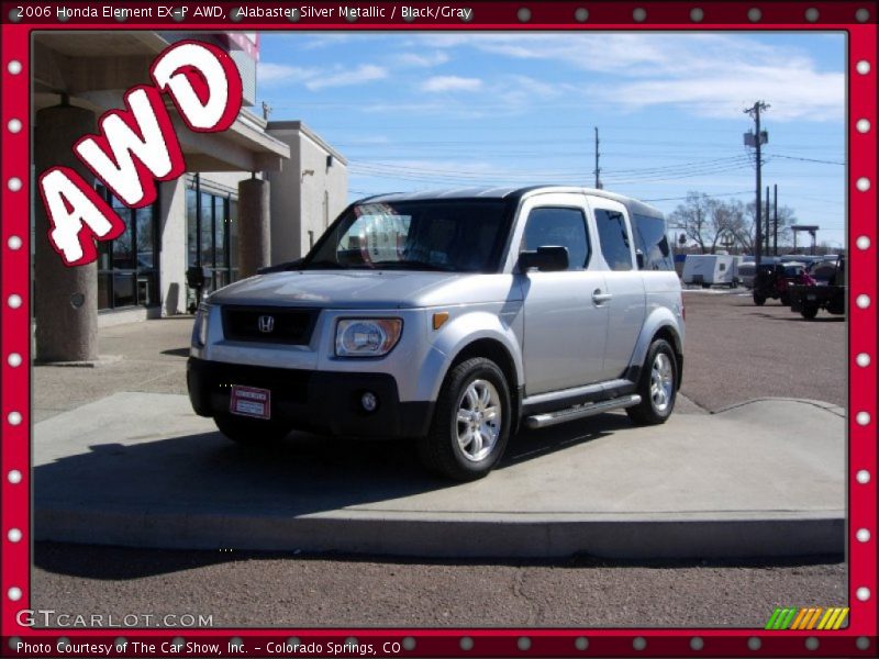 Alabaster Silver Metallic / Black/Gray 2006 Honda Element EX-P AWD