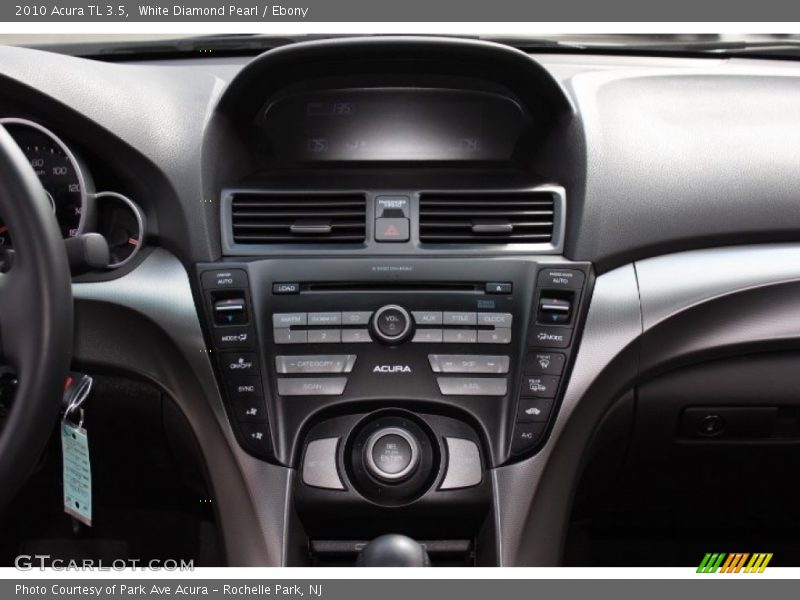 White Diamond Pearl / Ebony 2010 Acura TL 3.5