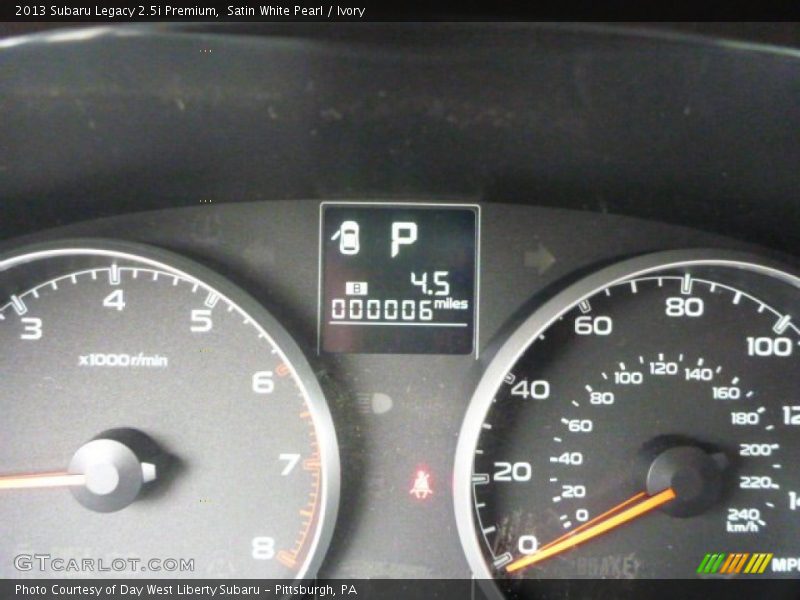 Satin White Pearl / Ivory 2013 Subaru Legacy 2.5i Premium