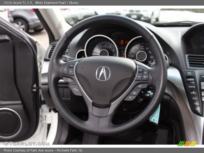 White Diamond Pearl / Ebony 2010 Acura TL 3.5