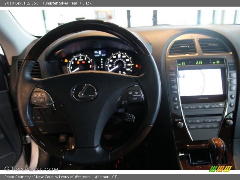 Tungsten Silver Pearl / Black 2010 Lexus ES 350