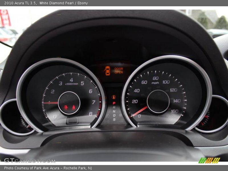 White Diamond Pearl / Ebony 2010 Acura TL 3.5