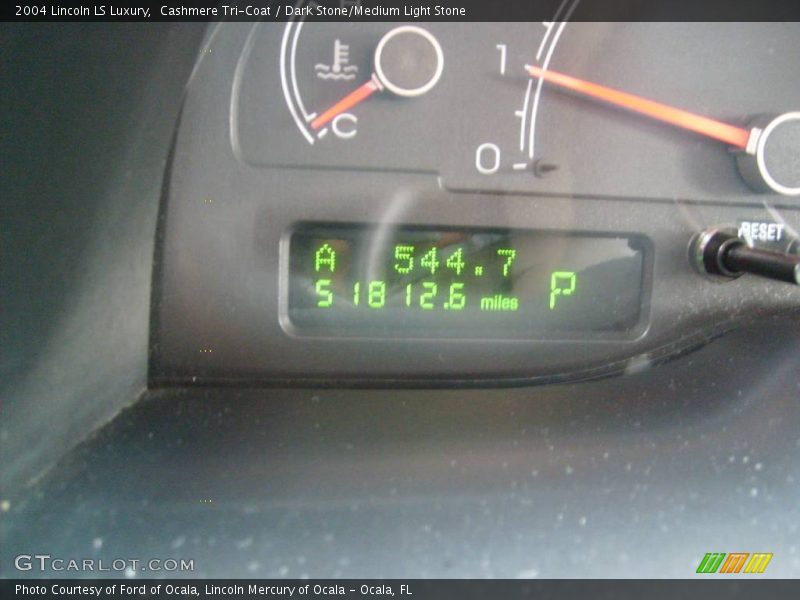 Cashmere Tri-Coat / Dark Stone/Medium Light Stone 2004 Lincoln LS Luxury