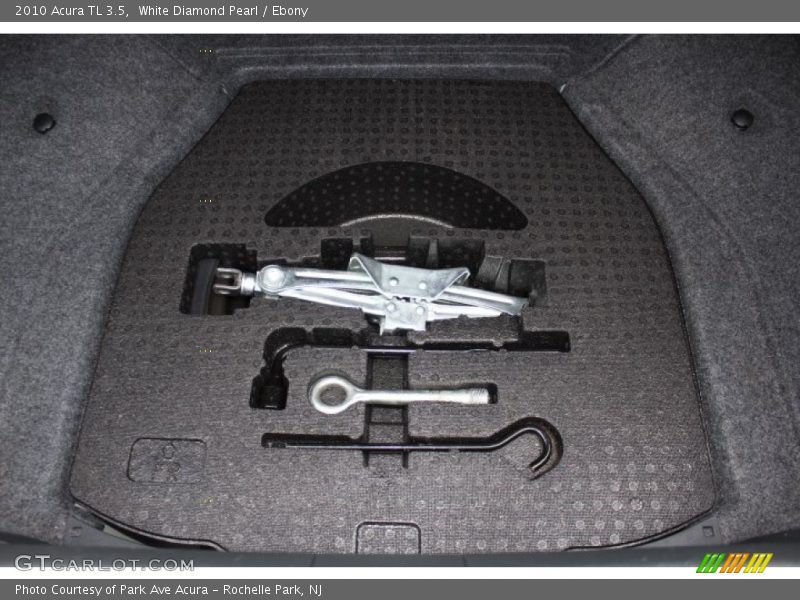 White Diamond Pearl / Ebony 2010 Acura TL 3.5