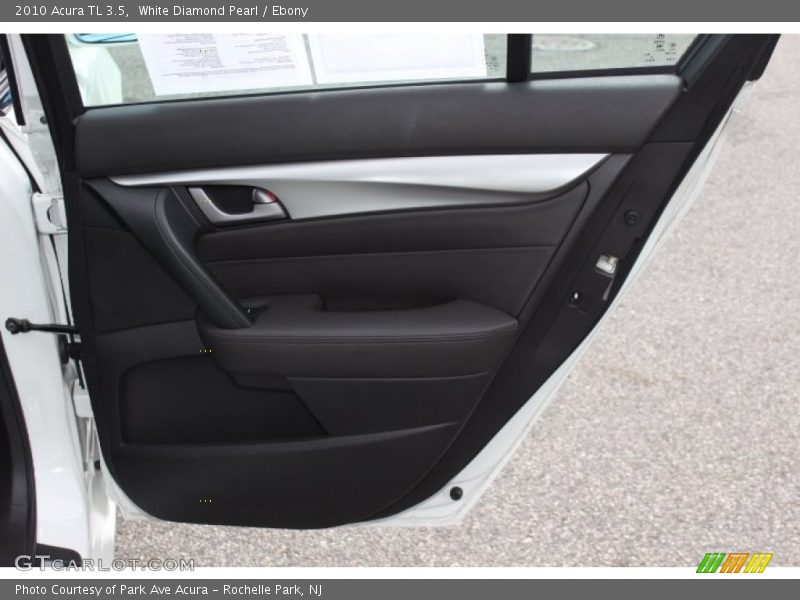 White Diamond Pearl / Ebony 2010 Acura TL 3.5